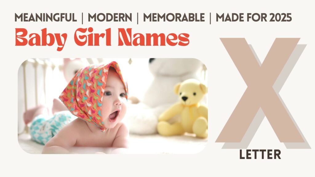 baby girl names starting with X