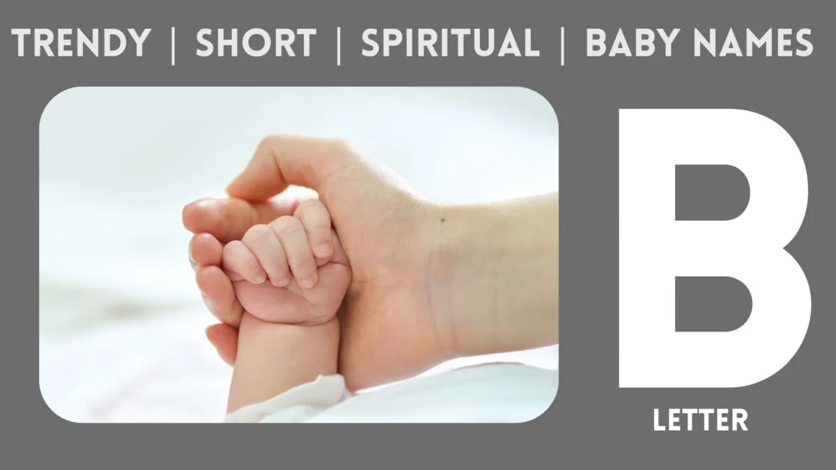 Baby Boy Names Starting With B,